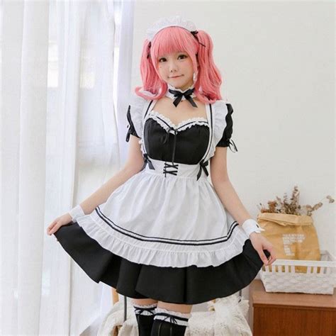 maid dress cosplay|Vestido maid empregada dress cosplay Lolita Kawaii anime。